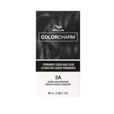 Wella Color Charm Permanent Liquid Hair Color 3A Dark Ash Brown – 1.42 fl oz - ANNS BEAUTY SUPPLY